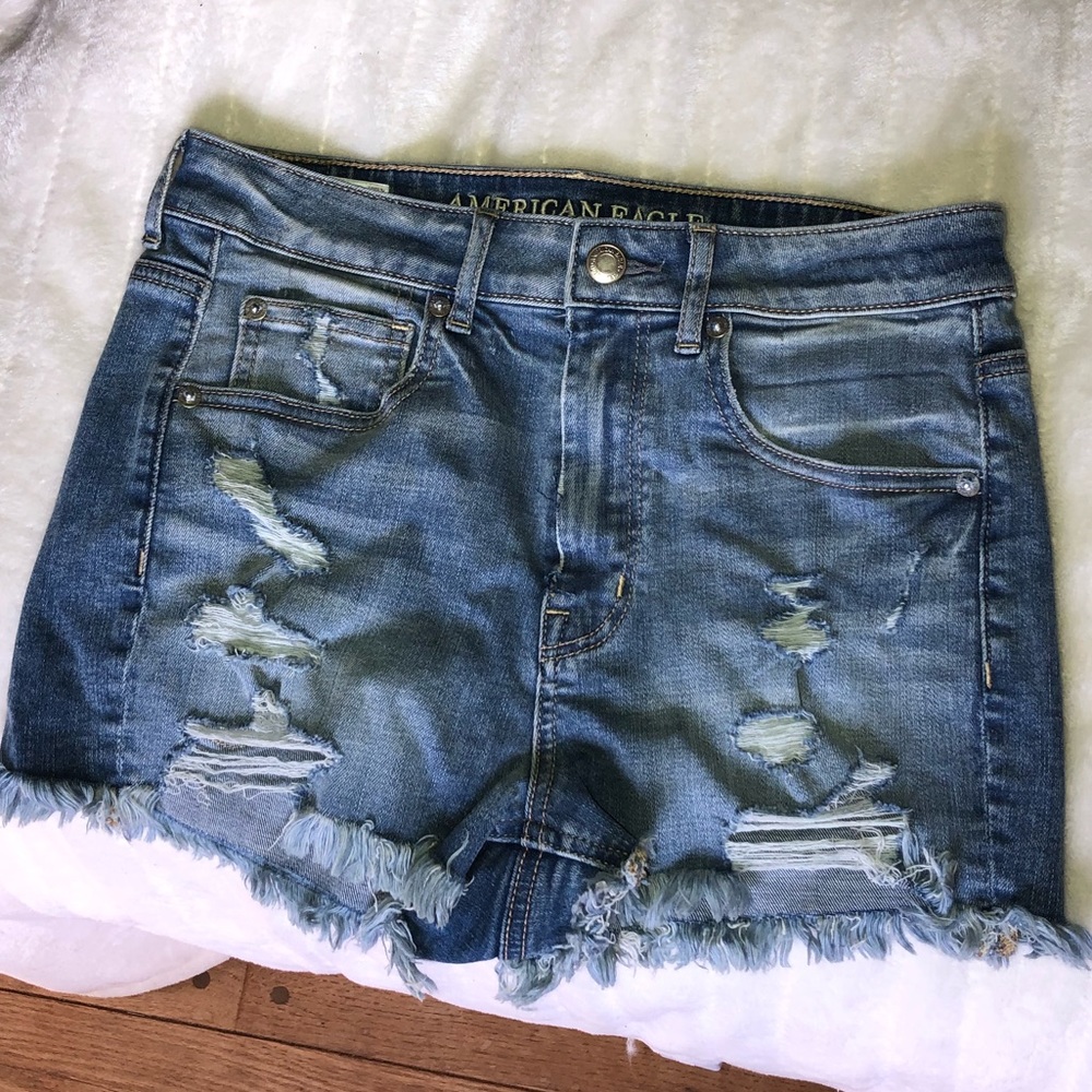 AEO new ripped shorts super stretch X